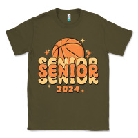 Army Green basketball senior 2024 Classic Tee - MaliasSmallBusiness