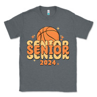 Charcoal Heather basketball senior 2024 Classic Tee - MaliasSmallBusiness