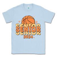 Dusty Blue basketball senior 2024 Classic Tee - MaliasSmallBusiness