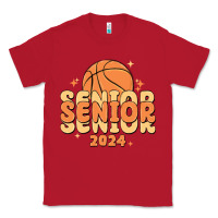 Red basketball senior 2024 Classic Tee - MaliasSmallBusiness