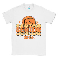 White basketball senior 2024 Classic Tee - MaliasSmallBusiness