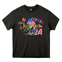 Asphalt Rawrrr in the USA 4th of july Heavy Core Tee - CowGirlArtShop
