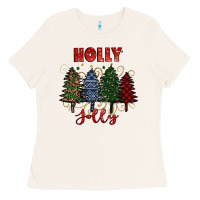 Bone holly jolly Christmas trees Ladies Tee - RanaPortraitStore