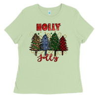 Matcha holly jolly Christmas trees Ladies Tee - RanaPortraitStore