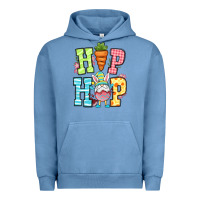 Pigment Pebble Blue Easter hip hop gnome Urban Hoodie - OliviaCreatesArt