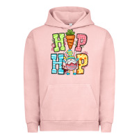 Pigment Salmon Easter hip hop gnome Urban Hoodie - OliviaCreatesArt