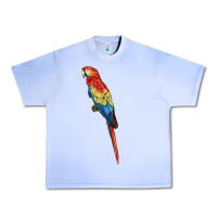 Grape Ice Scarlet Macaw Parrot Urban Heavy Tee - LillyAllenDesigns