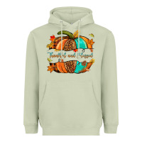 Matcha pumpkin thankful and blessed Heavyweight Hoodie - NancyCooperArtShop