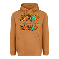Meerkat pumpkin thankful and blessed Heavyweight Hoodie - NancyCooperArtShop