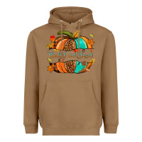 Toasted Coconut pumpkin thankful and blessed Heavyweight Hoodie - NancyCooperArtShop
