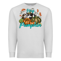 Dove Grey Hey Pumpkin Premium Sweatshirt - texasbilliewilder