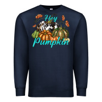 Navy Hey Pumpkin Premium Sweatshirt - texasbilliewilder