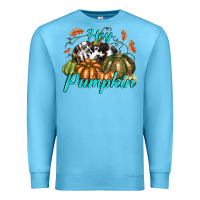 Ocean Blue Hey Pumpkin Premium Sweatshirt - texasbilliewilder