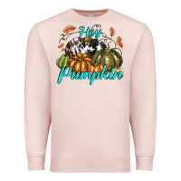 Pale Pink Hey Pumpkin Premium Sweatshirt - texasbilliewilder