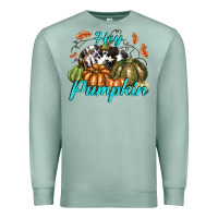 Seafoam Hey Pumpkin Premium Sweatshirt - texasbilliewilder