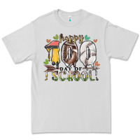 Dove Grey happy 100 day of school american football baseball Premium Tee - RacoonDesign