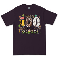 Plum happy 100 day of school american football baseball Premium Tee - RacoonDesign