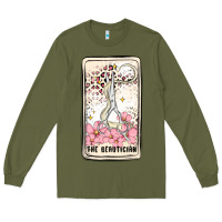 Army Green hair stylist Long Sleeve Tee - MaliasSmallBusiness