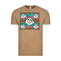 Vintage Coffee Western Ragdoll Cat Vintage Tee - LillyAllenDesigns