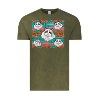 Vintage Olive Western Ragdoll Cat Vintage Tee - LillyAllenDesigns
