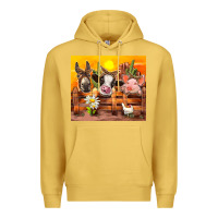 Antique Gold farm animal Premium Hoodie - TumblerDesignByShophia