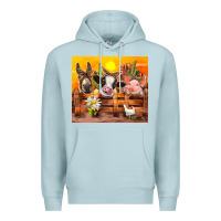 Blue Mist farm animal Premium Hoodie - TumblerDesignByShophia
