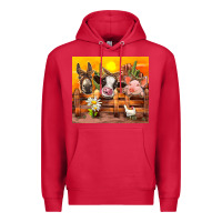 Cardinal farm animal Premium Hoodie - TumblerDesignByShophia