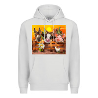 Dove Grey farm animal Premium Hoodie - TumblerDesignByShophia