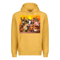 Mustard farm animal Premium Hoodie - TumblerDesignByShophia