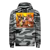 Slate Camo farm animal Premium Hoodie - TumblerDesignByShophia