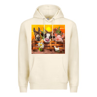 Tofu farm animal Premium Hoodie - TumblerDesignByShophia