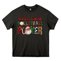 Asphalt afro santa's favorite volleyball player for christ Heavy Core Tee - FaDigitalArtStudio