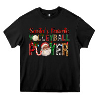 Black afro santa's favorite volleyball player for christ Heavy Core Tee - FaDigitalArtStudio