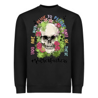 Black not alive to please Heavyweight Sweatshirt - MaliasSmallBusiness