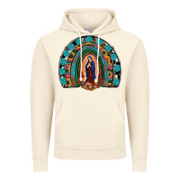 Vintage Artic Lady Of Guadalupe Rainbow Vintage Hoodie - RanaPortraitStore