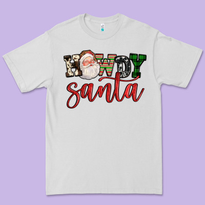 Howdy Santa Premium Tee Designed By Fadigitalartstudio