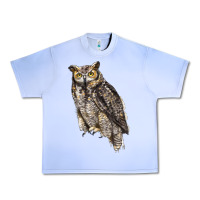 Grape Ice Great Horned Owl Urban Heavy Tee - LillyAllenDesigns