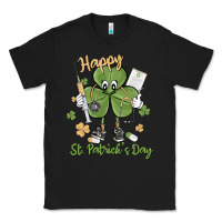 Black happy st. patrick's day Classic Tee - MaliasSmallBusiness