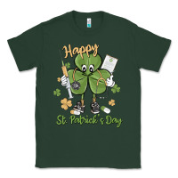 Sports Green happy st. patrick's day Classic Tee - MaliasSmallBusiness