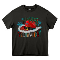 Asphalt happy yeehawliday Heavy Core Tee - CowhideDigitalArt
