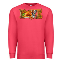 Cardinal Love with Turkey Premium Sweatshirt - texasbilliewilder