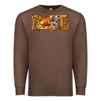 Chestnut Love with Turkey Premium Sweatshirt - texasbilliewilder