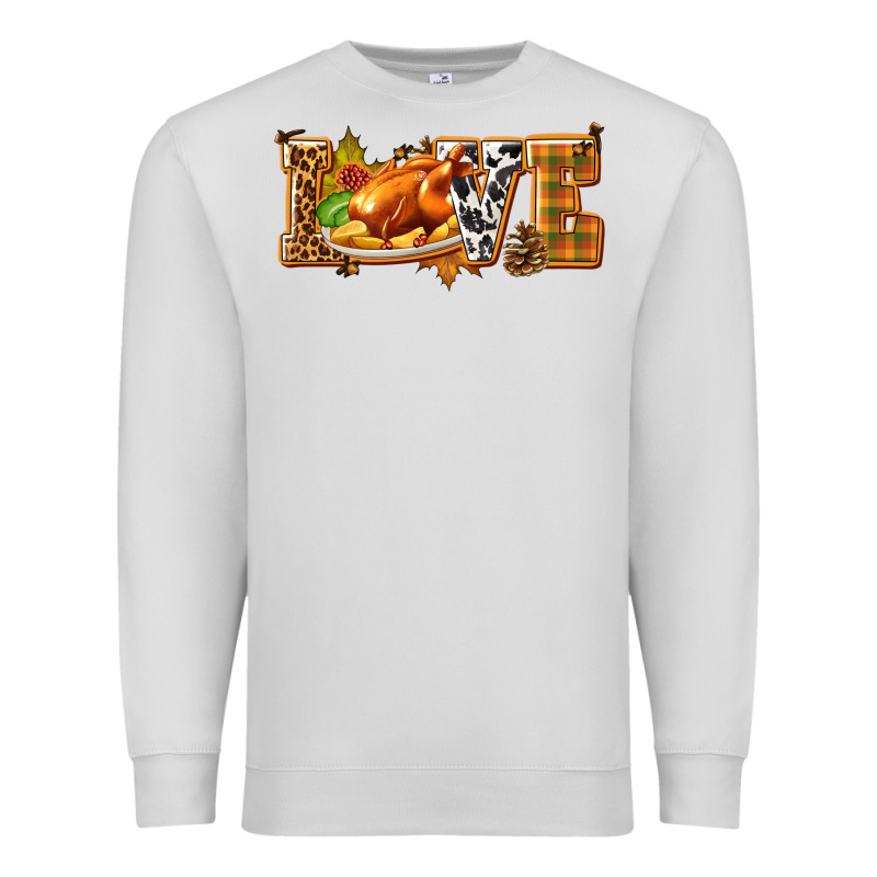 Love With Turkey Premium Sweatshirt by texasbilliewilder | Teevron