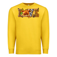 Lemon Love with Turkey Premium Sweatshirt - texasbilliewilder
