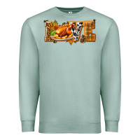 Seafoam Love with Turkey Premium Sweatshirt - texasbilliewilder