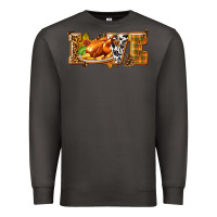 Smoke Love with Turkey Premium Sweatshirt - texasbilliewilder