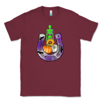 Burgundy horseshoe halloween Classic Tee - AdoDesignShop