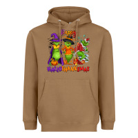 Toasted Coconut Happy Hallothanksmas Heavyweight Hoodie - NancyCooperArtShop