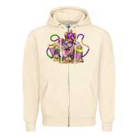 Mardi Gras Pig Zipper Hoodie | Teevron