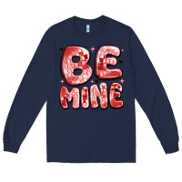 Navy be mine Long Sleeve Tee - MaliasSmallBusiness
